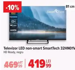 Carrefour Televizor LED non-smart SmartTech 32HN01V Ofertă