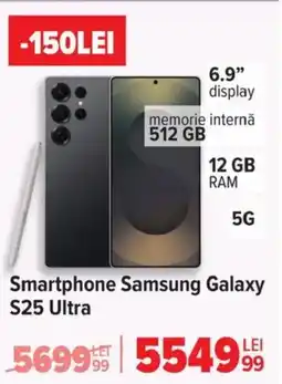 Carrefour Smartphone Samsung Galaxy S25 Ultra Ofertă