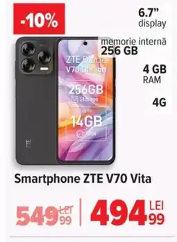 Carrefour Smartphone ZTE V70 Vita Ofertă