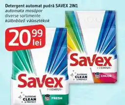 Supeco Detergent automat pudră SAVEX 2IN1 Ofertă