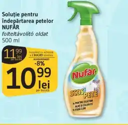 Supeco Soluţie pentru îndepărtarea petelor NUFÅR Ofertă