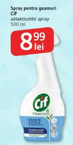Supeco Spray pentru geamuri CIF Ofertă