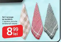 Supeco Set 3 prosope de bucătărie Ofertă