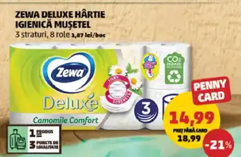 Penny Zewa deluxe hârtie igienică musetel Ofertă