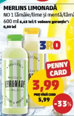Penny Merlins limonadă Ofertă