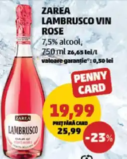 Penny Zarea lambrusco vin rose Ofertă