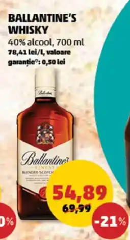 Penny Ballantine's Whisky Ofertă