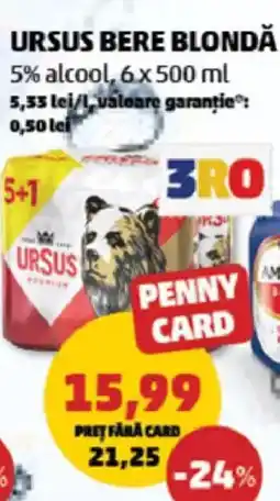 Penny URSUS bere blondă Ofertă