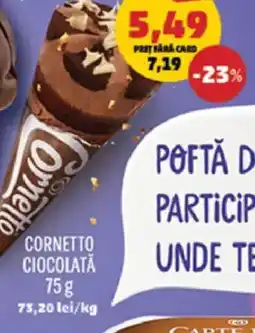 Penny Cornetto ciocolată Ofertă