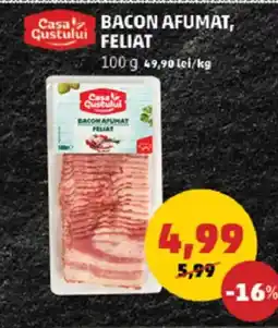 Penny Bacon afumat, feliat Ofertă