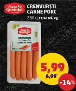 Penny Crenvursti carne porc Ofertă