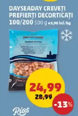 Penny Dayseaday Creveți prefierți decorticaţi 100/200 Ofertă