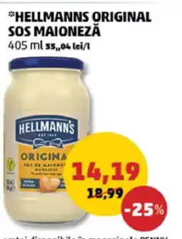 Penny HELLMANN'S Original sos maioneză Ofertă