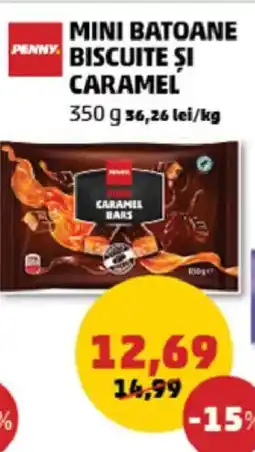 Penny Mini batoane biscuite si caramel Ofertă