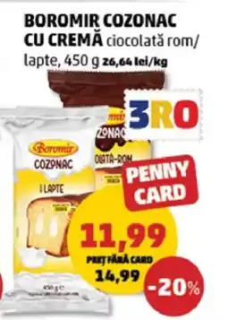 Penny Boromir Cozonac cu cremă Ofertă