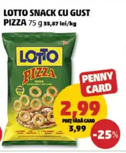 Penny Lotto snack cu gust pizza Ofertă