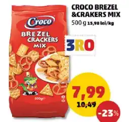 Penny Croco brezel &crakers mix Ofertă