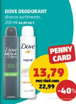 Penny DOVE Deodorant Ofertă