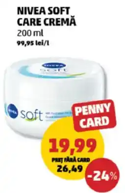 Penny NIVEA Soft care cremă Ofertă