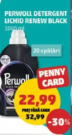 Perwoll detergent lichid renew black