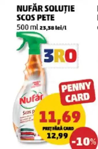 Penny Nufår soluție scos pete Ofertă