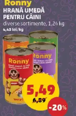 Penny Ronny Hrana umedă pentru câini Ofertă
