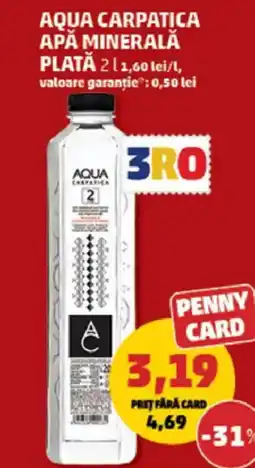 Penny Aqua Carpatica apă minerală plată Ofertă