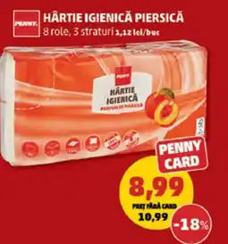 Penny Hârtie igienică piersică Ofertă