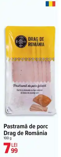 Carrefour Market Pastramă de porc Drag de România Ofertă