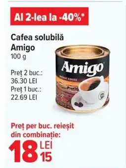 Cafea solubilǎ Amigo