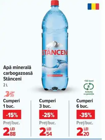 Carrefour Market Apă minerală carbogazoasă Stânceni Ofertă