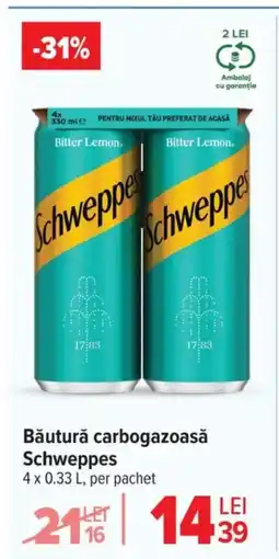 Carrefour Market Băutură carbogazoasă Schweppes Ofertă