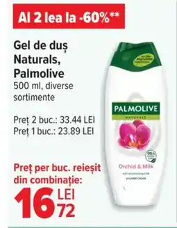 Carrefour Market Gel de duş Naturals Palmolive Ofertă
