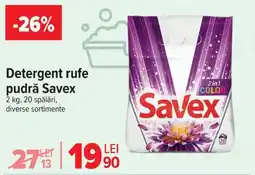 Carrefour Market Detergent rufe pudră Savex Ofertă