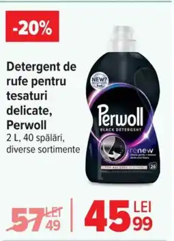 Detergent de rufe pentru tesaturi delicate, Perwoll