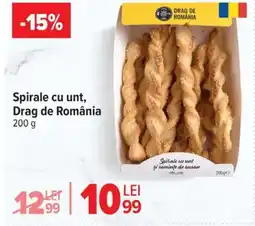 Carrefour Market Spirale cu unt, Drag de România Ofertă