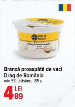 Carrefour Market Brânză proaspătă de vaci Drag de România Ofertă