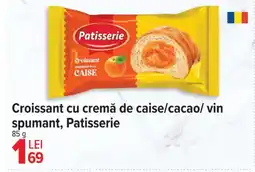 Carrefour Market Croissant cu cremă de caise/cacao/ vin spumant, Patisserie Ofertă