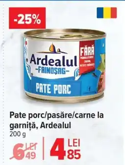 Carrefour Market Pate porc/pasǎre/carne la garniţă, Ardealul Ofertă