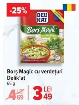 Carrefour Market Borş Magic cu verdețuri Delik'at Ofertă