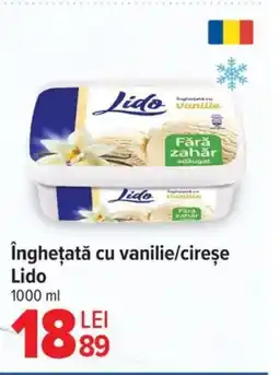 Carrefour Market îngheţată cu vanilie/cireșe Lido Ofertă