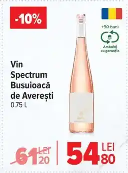 Carrefour Market Vin Spectrum Busuioacă de Avereşti Ofertă