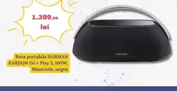 Media Galaxy Boxa portabila HARMAN KARDON Go + Play 3 Ofertă