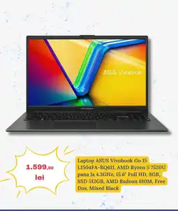 Laptop ASUS Vivobook Go 15 L1504FA-BQ611
