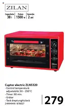 Selgros ZILAN Cuptor electric ZLN5320 Ofertă