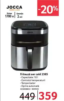 Selgros JOCCA Friteuză aer cald 2385 Ofertă