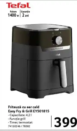 Selgros Tefal Friteuză cu aer cald Easy Fry & Grill EY501815 Ofertă