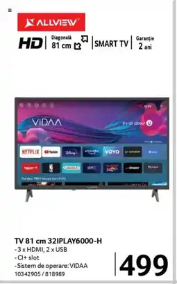 Selgros ALLVIEW TV 81 cm 32IPLAY6000-H Ofertă