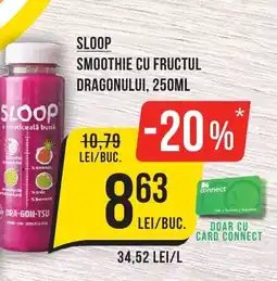 Mega Image SLOOP Smoothie cu fructul dragonului Ofertă