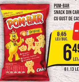 Mega Image POM-BAR Snack din cartofi, original/ cu gust de cașcaval Ofertă